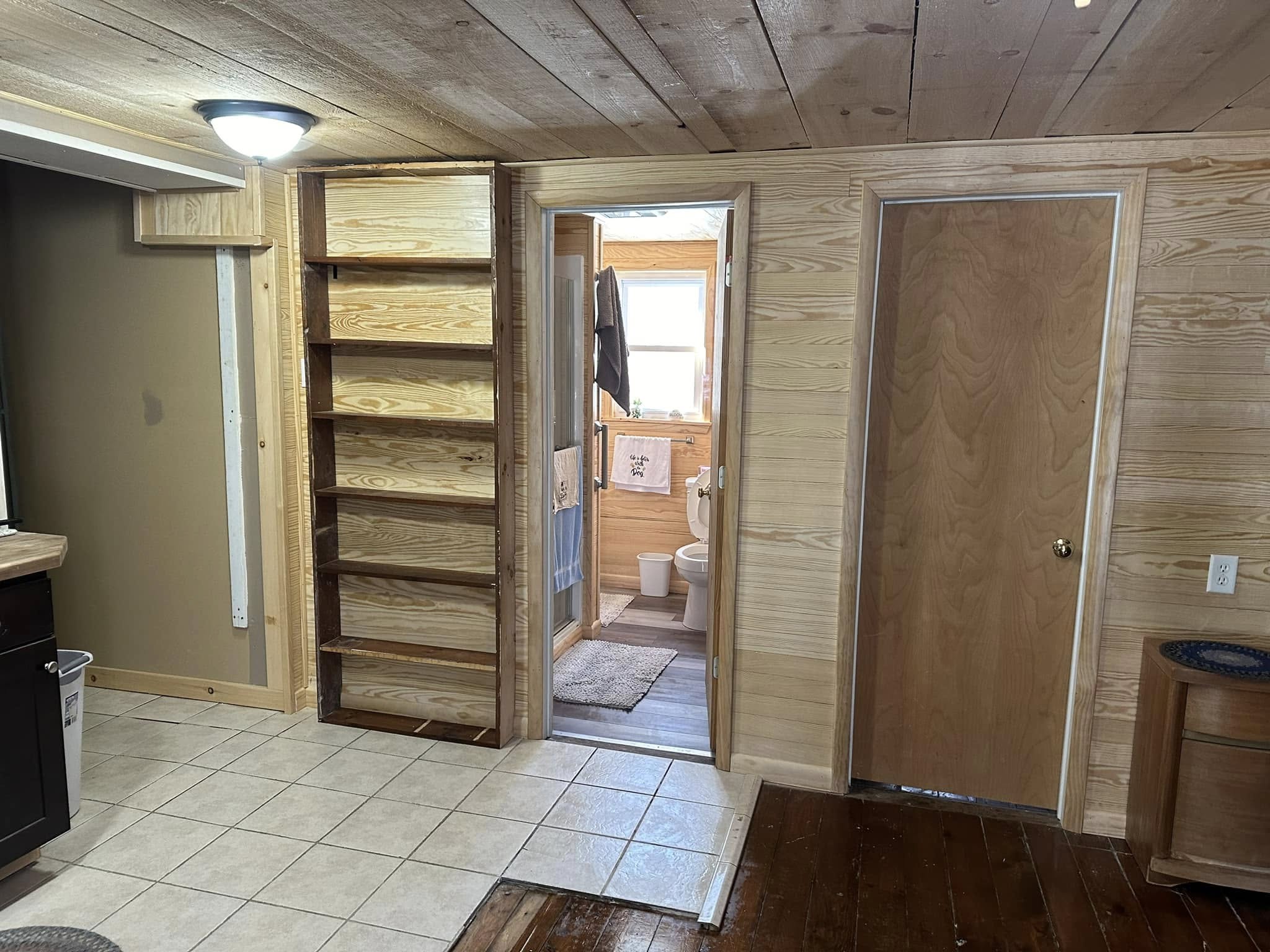 Whole house remodeling project with updated interior finishes.