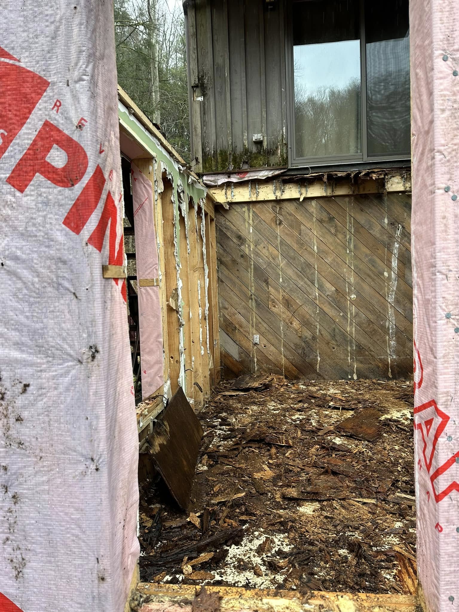 Vinyl siding installation